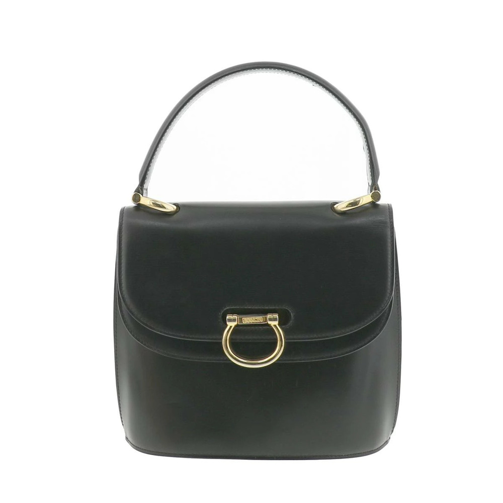 CELINE Double Flap Handbag BK Bag Black